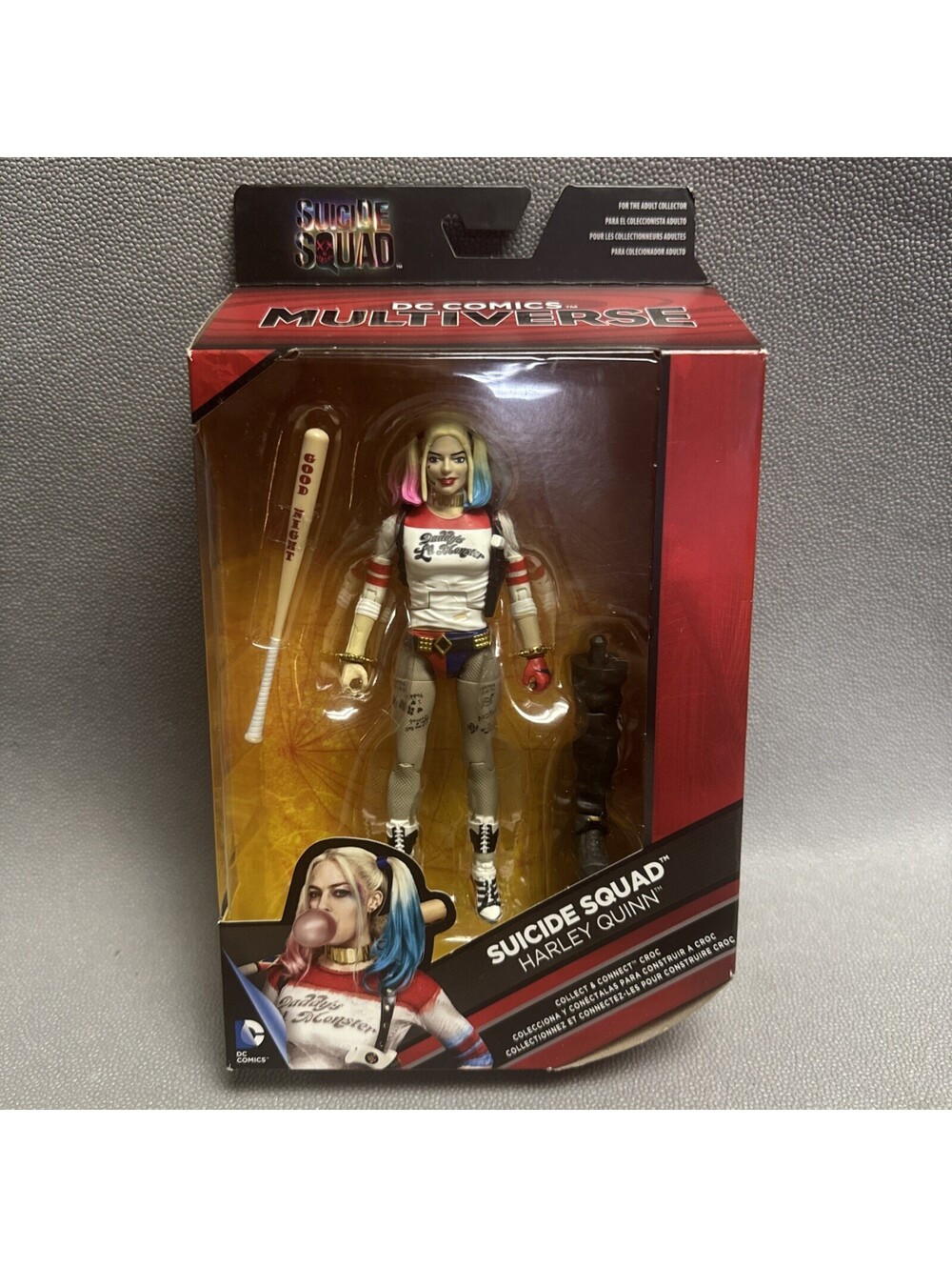 Mattel DC Comics Multiverse Suicide Squad Harley Quinn 6" BAF Action Figure Croc